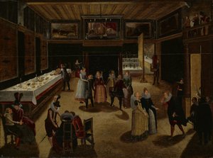 Wieczorna impreza autorstwa Louis de Caullery (manner of)
