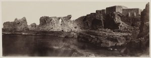 Kaalat el Athlit, Syria, Widok od morza, 1859.