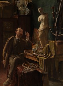 Artysta w swojej pracowni autorstwa Louis van Engelen