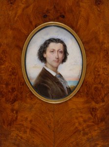 Portret kompozytora Franciszka Liszta 1811-1886, 1836. autorstwa Louise Besnard née Vaillant