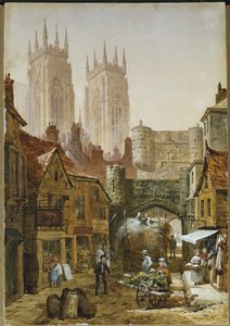 Bar Bootham, York autorstwa Louise Ingram Rayner