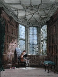 The Bay Window (akwarela i bodycolor na papierze)