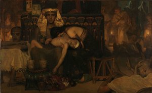 Śmierć pierworodnego syna faraona Śmierć pierworodnego syna faraona autorstwa Lourens Alma Tadema