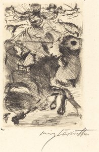 Adhba die Kamelin (Adhba Wielbłąd) autorstwa Lovis Corinth