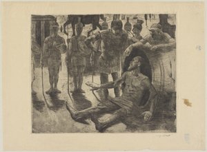 Aleksander i Diogenes autorstwa Lovis Corinth