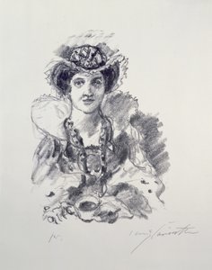 Anna Boleyn podczas turnieju autorstwa Lovis Corinth