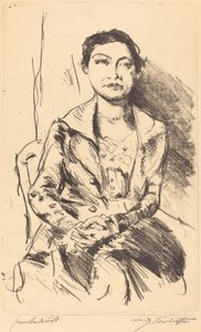 Anneliese Halbe autorstwa Lovis Corinth