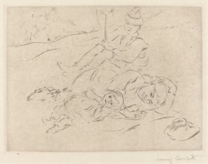 W kraju autorstwa Lovis Corinth