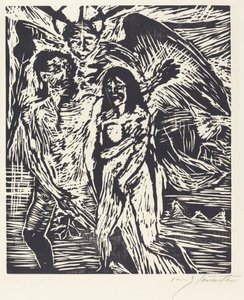 Wypędzenie z raju Wypędzenie z raju, 1919. autorstwa Lovis Corinth