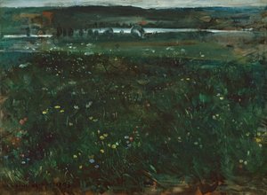 W Unterschäftlarn nad Isar autorstwa Lovis Corinth