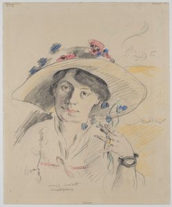 Portret żony artysty, Charlotte Berend-Corinth autorstwa Lovis Corinth