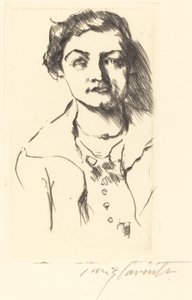 Portret młodej kobiety — Anneliese Halbe autorstwa Lovis Corinth