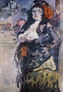 Carmencita Portret Charlotte Berend-Corinth w hiszpańskim stroju autorstwa Lovis Corinth