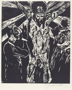 Chrystus na krzyżu (Ukrzyżowanie) autorstwa Lovis Corinth
