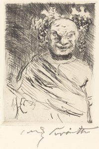 Gastmahl z Trimalchio: pl. I (Uczta z Trimalchio: pl. I) autorstwa Lovis Corinth