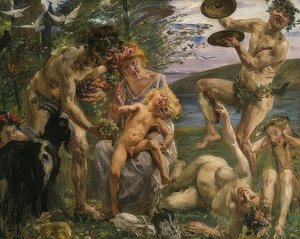 Dzieciństwo Zeusa. 1905-1906 autorstwa Lovis Corinth