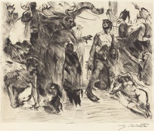 Kuszenie św. Antoniego autorstwa Lovis Corinth
