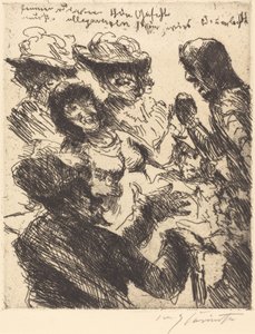 „Twarz ładnej dziewczyny jest jak słońce” autorstwa Lovis Corinth