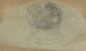 Konstrukcja wentylatora [verso] autorstwa Lovis Corinth
