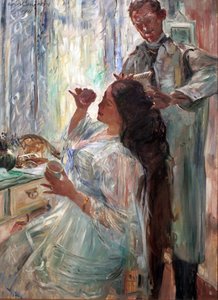 Niemiecki: Am Putztisch Charlotte Corinth przy toaletce autorstwa Lovis Corinth