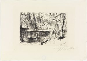 W Tiergartenie autorstwa Lovis Corinth