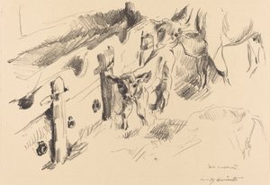 cielęta autorstwa Lovis Corinth