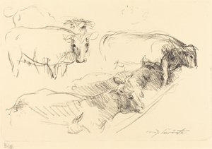 krowy autorstwa Lovis Corinth