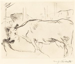 Obora dla krów II Obora dla krów II, 1914. autorstwa Lovis Corinth