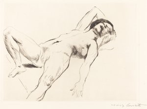 Półleżący akt kobiecy I Półleżący akt kobiecy I, 1912. autorstwa Lovis Corinth