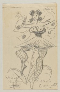 Lovis Corinth i Carl Strathmann autorstwa Lovis Corinth