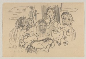 Lovis Corinth i Carl Strathmann autorstwa Lovis Corinth