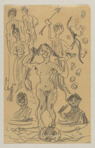Lovis Corinth i Carl Strathmann autorstwa Lovis Corinth