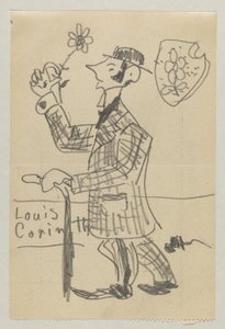 Lovis Corinth i Carl Strathmann autorstwa Lovis Corinth
