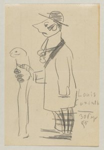 Lovis Corinth i Carl Strathmann autorstwa Lovis Corinth