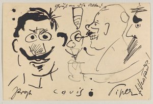 Lovis Corinth do Carla Strathmanna: pocztówka, data stempla pocztowego 10 czerwca 1903 r. autorstwa Lovis Corinth