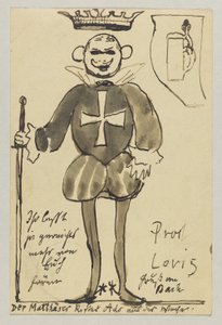 Lovis Corinth do Carla Strathmanna: pocztówka, data stempla pocztowego 21 czerwca 1902 i 22 czerwca 1902 autorstwa Lovis Corinth