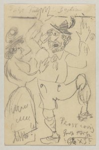 Lovis Corinth do Carla Strathmanna: pocztówka, data stempla pocztowego 25 lutego 1904 autorstwa Lovis Corinth