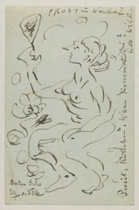 Lovis Corinth do Carla Strathmanna: pocztówka, data stempla pocztowego 25 marca 1906 autorstwa Lovis Corinth