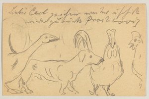 Lovis Corinth do Carla Strathmanna: pocztówka, data stempla pocztowego 26 sierpnia 1905 autorstwa Lovis Corinth