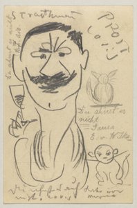 Lovis Corinth do Carla Strathmanna: pocztówka, data stempla pocztowego 29 marca 1904 autorstwa Lovis Corinth