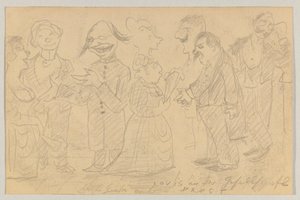 Lovis Corinth do Carla Strathmanna: pocztówka, data stempla pocztowego 8 listopada 1899 autorstwa Lovis Corinth