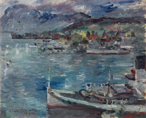 Jezioro Lucernskie przed południem autorstwa Lovis Corinth