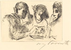Szachy Gra w szachy, 1918. autorstwa Lovis Corinth