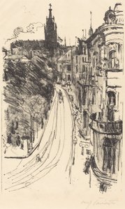 Strasse przy ulicy Królewca w Królewcu, 1918. autorstwa Lovis Corinth