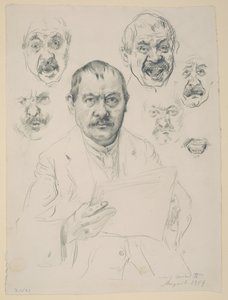 Studia do autoportretu autorstwa Lovis Corinth