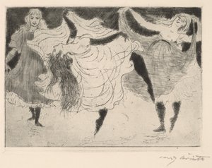 tancerze autorstwa Lovis Corinth