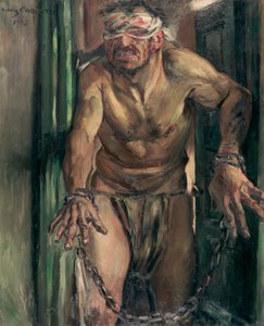 Oślepiony Samson autorstwa Lovis Corinth