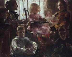 Rodzina malarza Fritza Rumpfa autorstwa Lovis Corinth