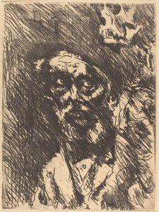 Śmierć i Stary Człowiek autorstwa Lovis Corinth