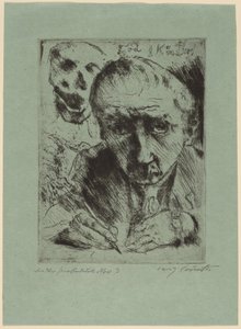 Śmierć i artysta Śmierć i artysta, 1920-1921. autorstwa Lovis Corinth